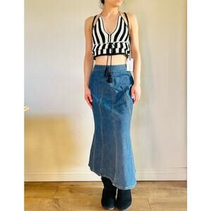 Talbots Maxi Denim Skirt
